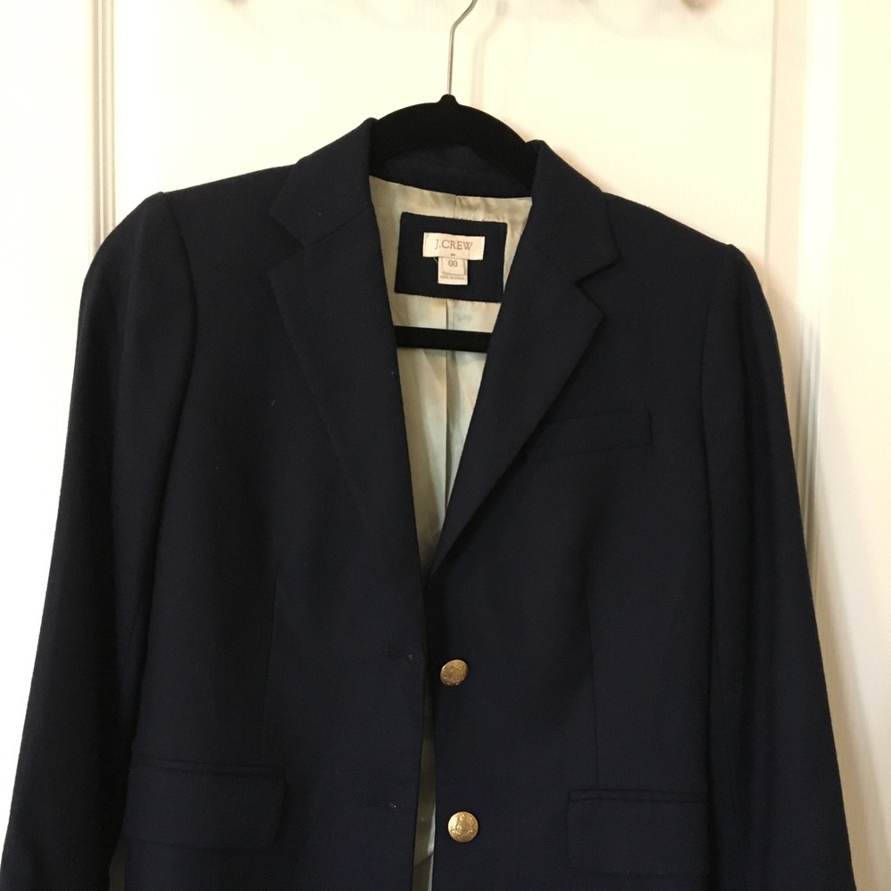 J. CREW navy blazer